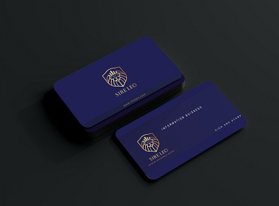 name card sir leo branding companydesignlogo graphic design logo namecard webdesign