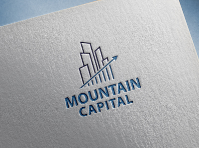 company logo for mountain capital real estate branding companylogo graphic design investasi logo logorealestate mountaincapital realestate