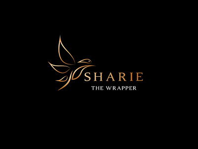 SHARIE THE WRAPPER LOGO branding business companylogo graphic design logo logoapp logoweb productlogo