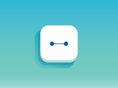 Daily UI Challenge Day #005 - Baymax App icon app icon baymax character daily ui design gradient icon