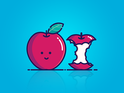 Apple Fruit apple fresh fruit icon outline