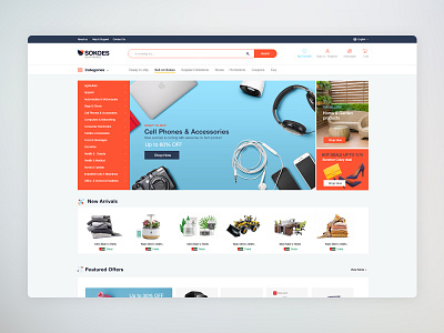 E-commerce UI/UX Website design by Nemanja Marjanovic on Dribbble