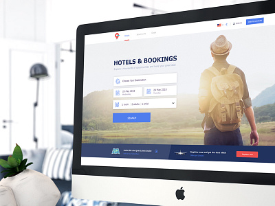 Booking Website design