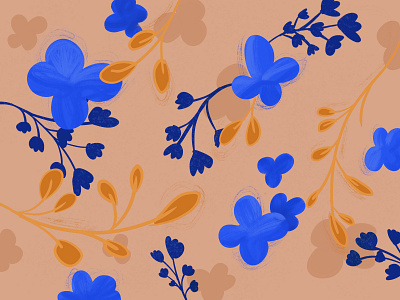 Floral 4 brush stroke brushes floral flowers flowershop freehand painting pattern procreate