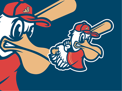Pelican Mascot Design animal baseball character design design graphic design illustration logo logo design mascot mascot design pelican vector
