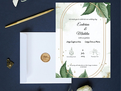 Wedding invitation bohoo wedding green wedding wedding invitations