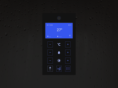 Touch Panel for Smart Shower