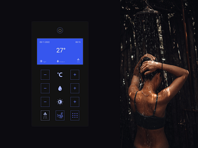 Touch Panel for Smart Shower