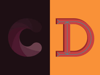 36 Days of Type: C & D 36daysoftype lettering letters typography