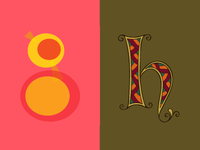 36 Days of Type: G & H 36daysoftype lettering letters
