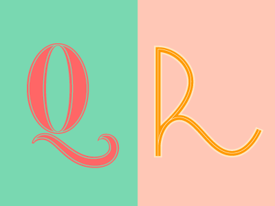 36 Days of Type: Q & R 36daysoftype lettering typography