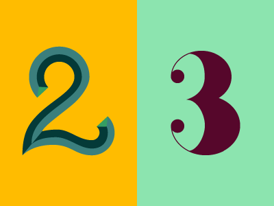 36 Days of Type: 2 & 3 36daysoftype lettering typography