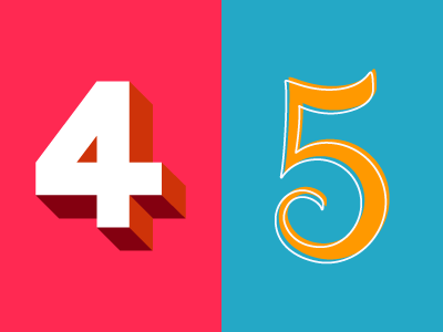 36 Days of Type: 4 & 5 36daysoftype lettering typography