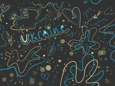 UA autumn illustration logo pattern picture procreate ukraine
