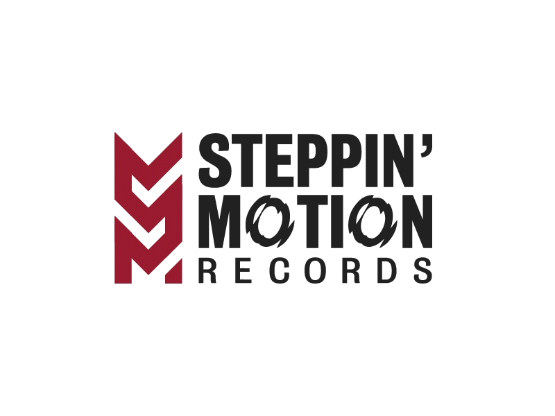 STEPPIN' MOTION animation branding design house music logo motion design music label music logo