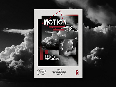 MOTION#6 design flyer house music music flyer music label music logo party