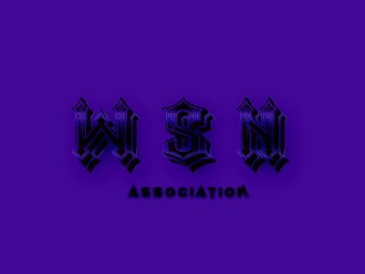 "WSN" Association branding design graphic design illustration logo typography