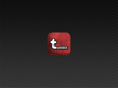 Tumblr App Icon design graphic design