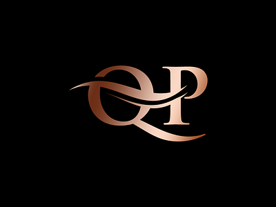 Logo "QP" design graphic design illustration logo typography