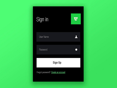 Freebie : Signin Form User Interface