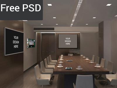 Freebie : Tv Screens In Office Mockup by Rajdeepsinh Jadeja - Dribbble Freebie : Tv Screens In Office Mockup by Rajdeepsinh Jadeja - Dribbble