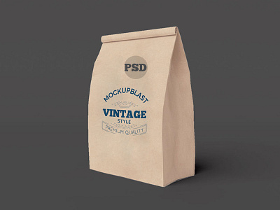 Soft Paper Bag Mockup PSD