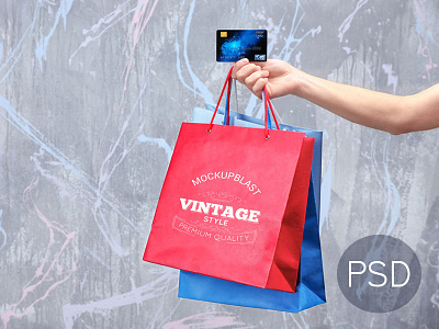 Shopping Bag Mockup PSD