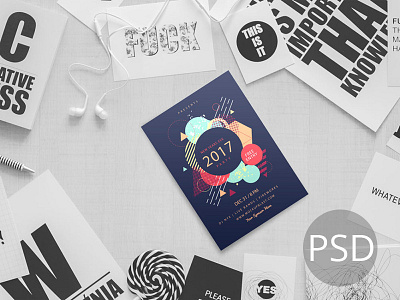 Beautiful Flyer Mockup PSD