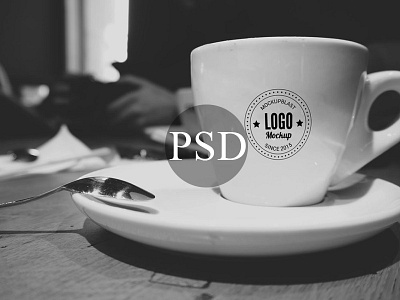 White Cup Mockup PSD