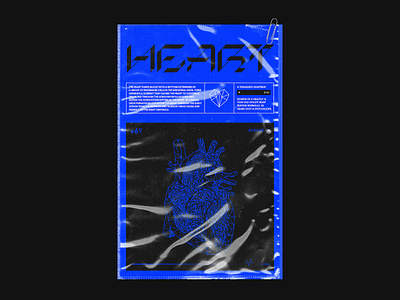 '𝐻𝑒𝑎𝑟𝑡' 𝑃𝑜𝑠𝑡𝑒𝑟 🤍 abstract alternative poster concept dailyposter design font geometric design graphic design illustration layout modern poster design posters typeface typographic poster typography ui visual art visual arts visual graphics