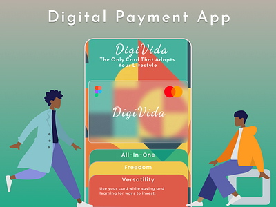 Digital Payment App Intro Page design digital design graphic design illustration mobile design mobile ui ui design
