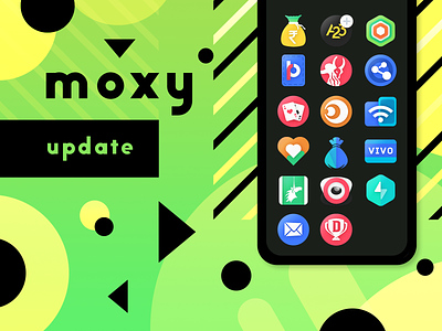 Moxy Update android android icon app design icon pack icons ios icon logo moxy product icon promo theme update