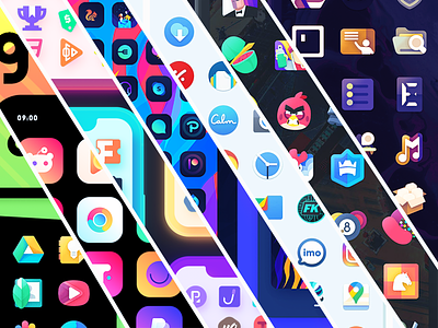 Top Icons Packs Banner 2022 android animation apple store banner graphic design icon icon pack icon set icons ios motion graphics play store product vector icon vectors video youtube