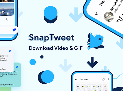 SnapTweet Graphics Assists animation branding design graphic design icons logo product icon screenshots snap tweet twitter ui ux