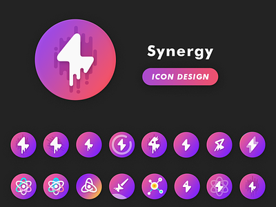 Synergy Icon Design Progress