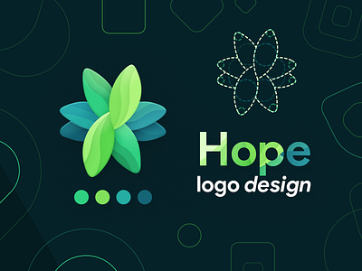 Hope logo design concept android app design guideline hope icon icon design illustraion ios logo logo design plant product icon