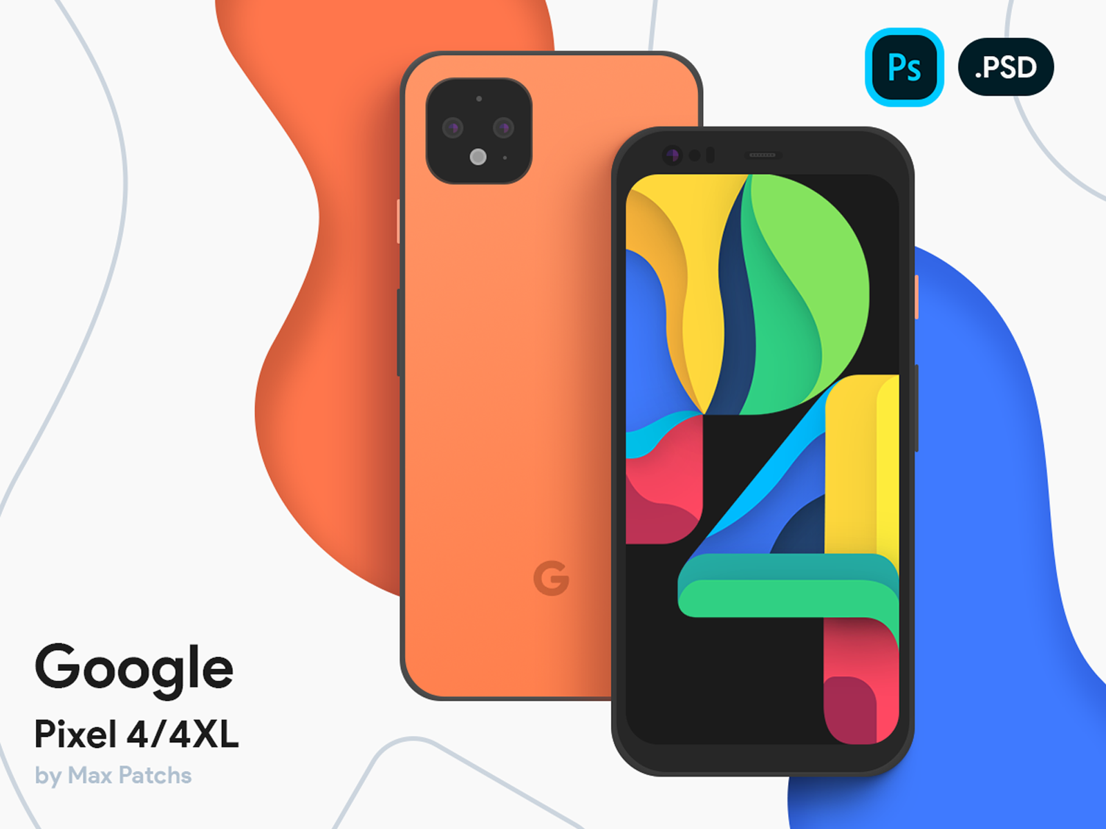 Google Pixel 4/4XL Vector Mockup by Max Patchs on Dribbble