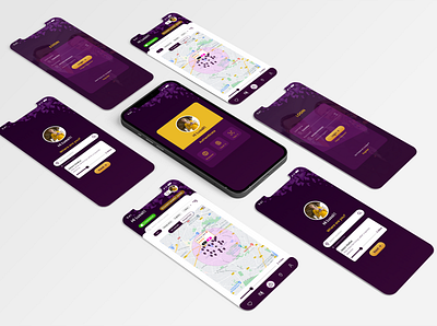 Social Network App app design mobile app social app social mobile app social network app ui ux