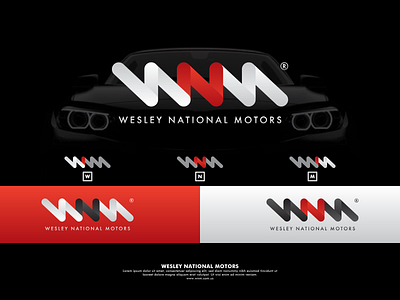 Wesley National Motors Logo & Stationary branding creative branding creative graphic designer creative logo design designer freelance freelance graphic designer graphic design icon illustration logo stationary typography vector