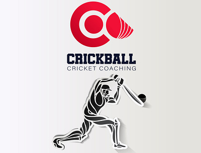 CrickBa;ll Logo branding design graphic design logo minimalist