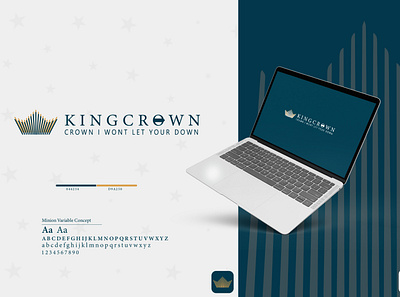 KINGCROWN: Logo branding design logo minimalist