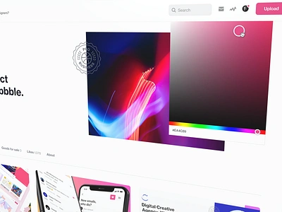 Your own color? yes plz branding color picker custom design dribbble ui ux website