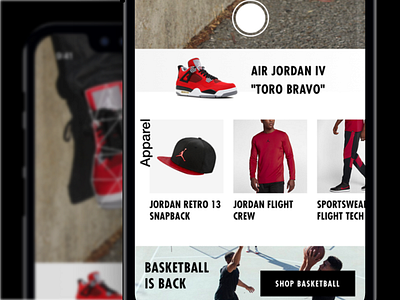 Gotta collect them all, contd. app apparel basketball clothes ios iphone iphone x jordan nike ui ux