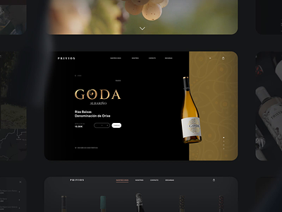 Privios Wines - Products Ecommerce motion graphics ui ux web webdesign