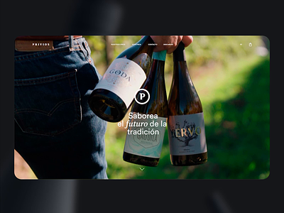 Privios Wines - Homepage transition