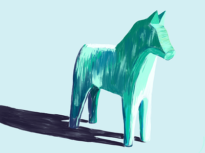 Plastic horse