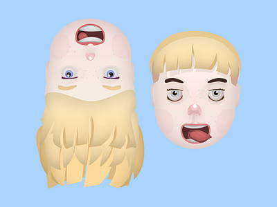 Pseudo 3D Faces