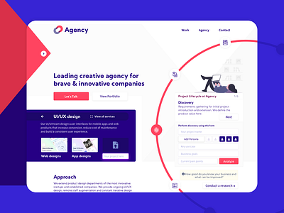 Design Agency Landing Concept