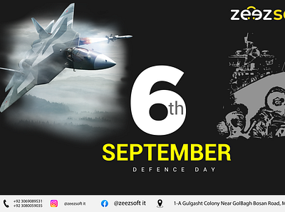 6 September Defence day 6 september day graphic design poster design ui