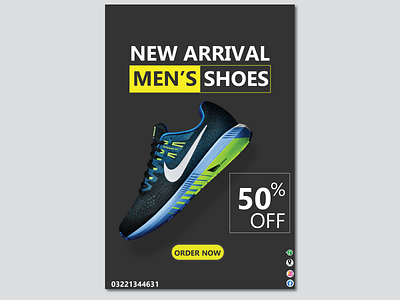New arrival Men Shoes Design branding graphic design motion graphics poster
